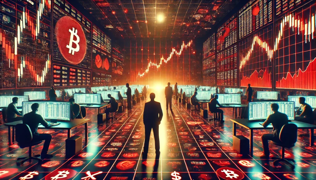 Criptomoedas em queda