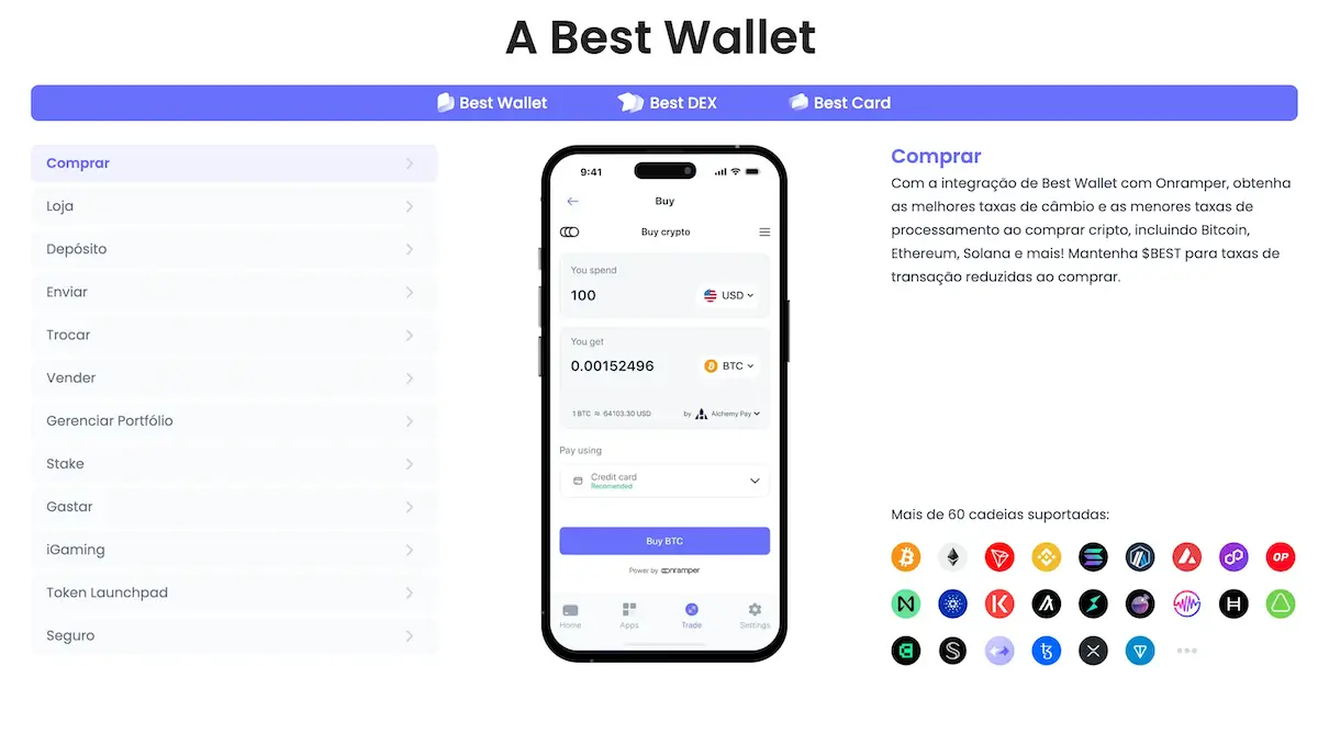 Previsão de Preço Bitcoin com a Best Wallet em 2025