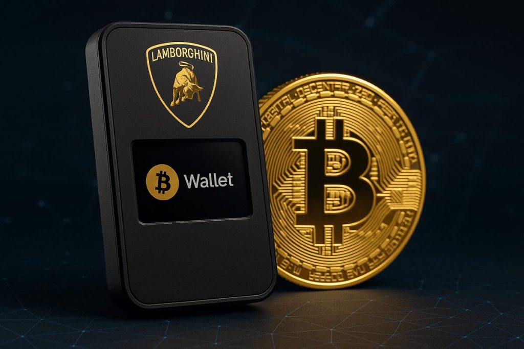 carteira cripto da Lamborghini