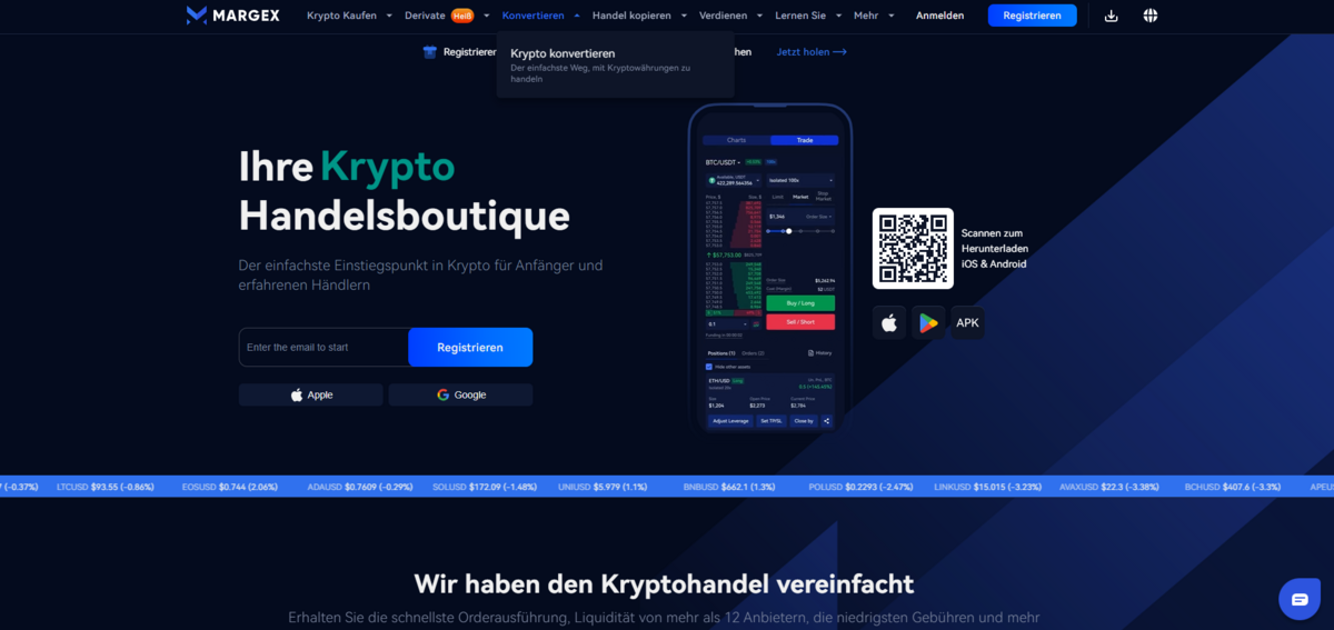 Margex Homepage