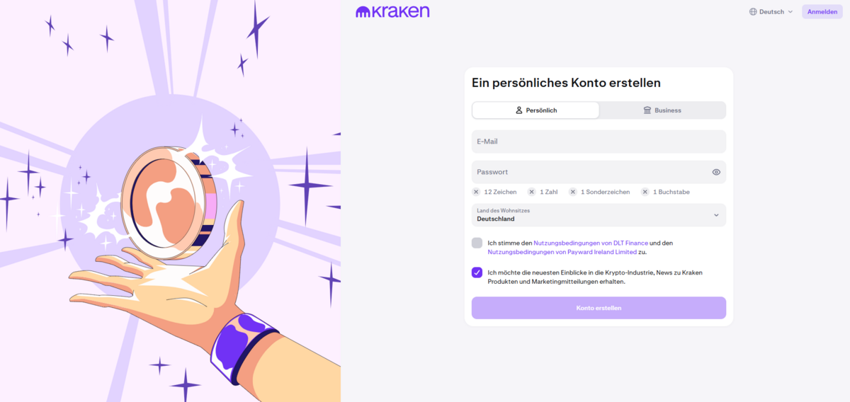 Kraken Homepage