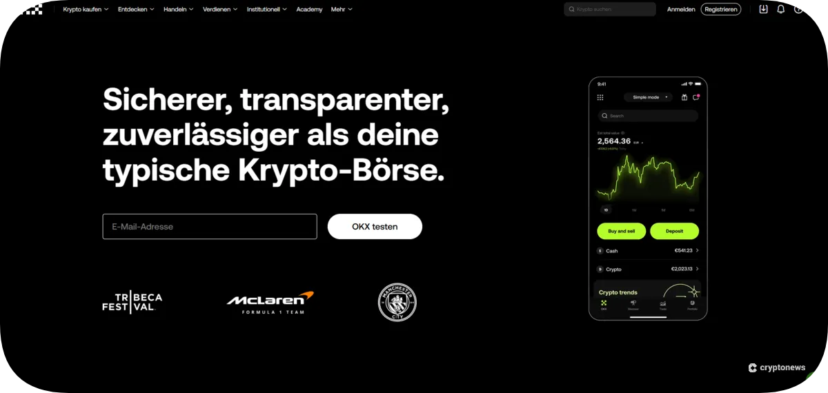 OKX Hompage