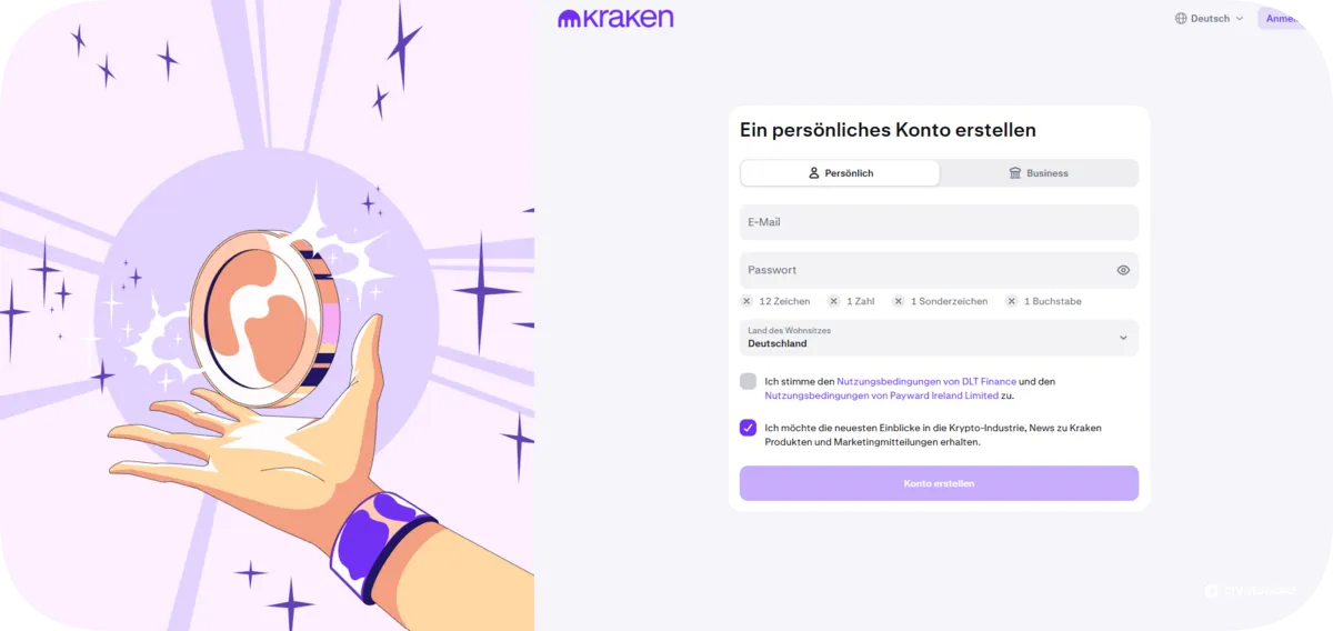 Kraken Homepage