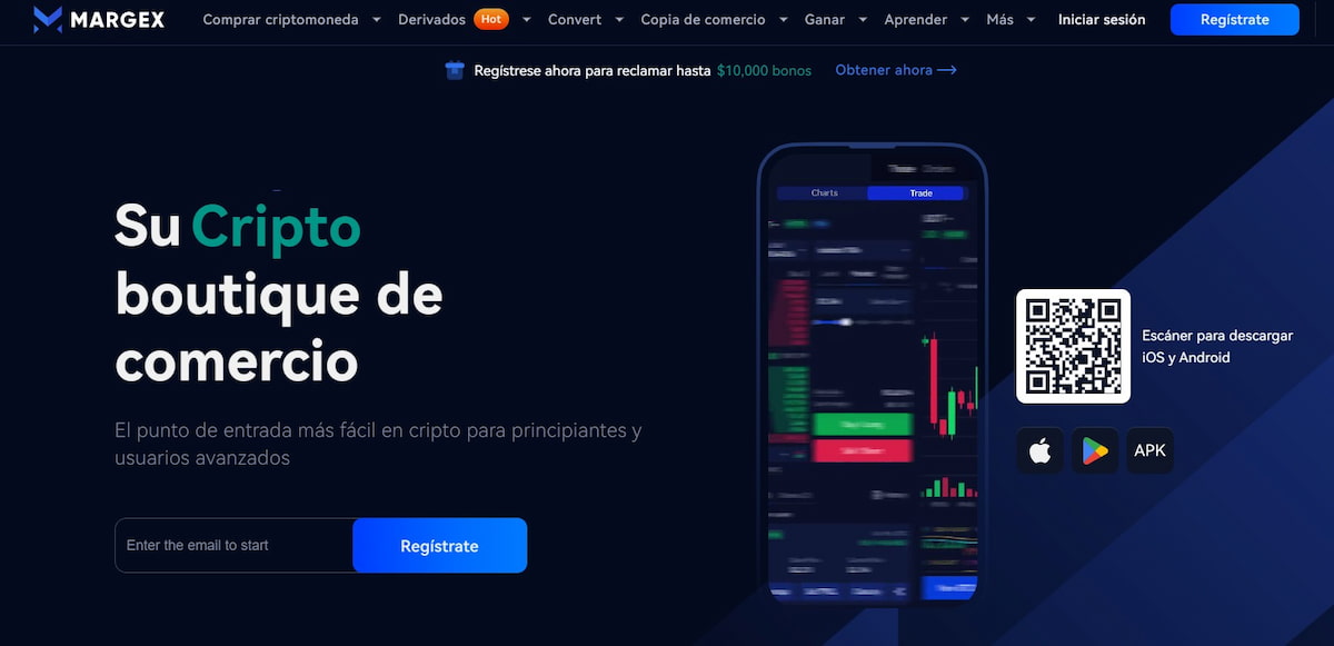 Cuando se busca el mejor exchange de criptomonedas, Margex está entre los primeros puestos