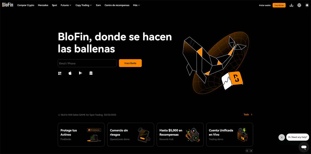 comprar chainlink BloFin