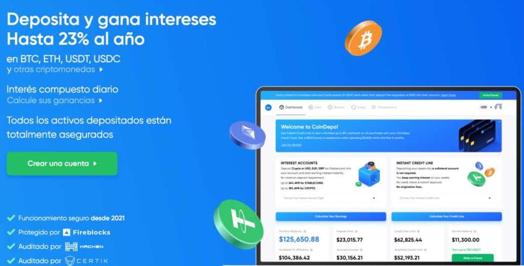 Ganar intereses con stablecoins a través de CoinDepo