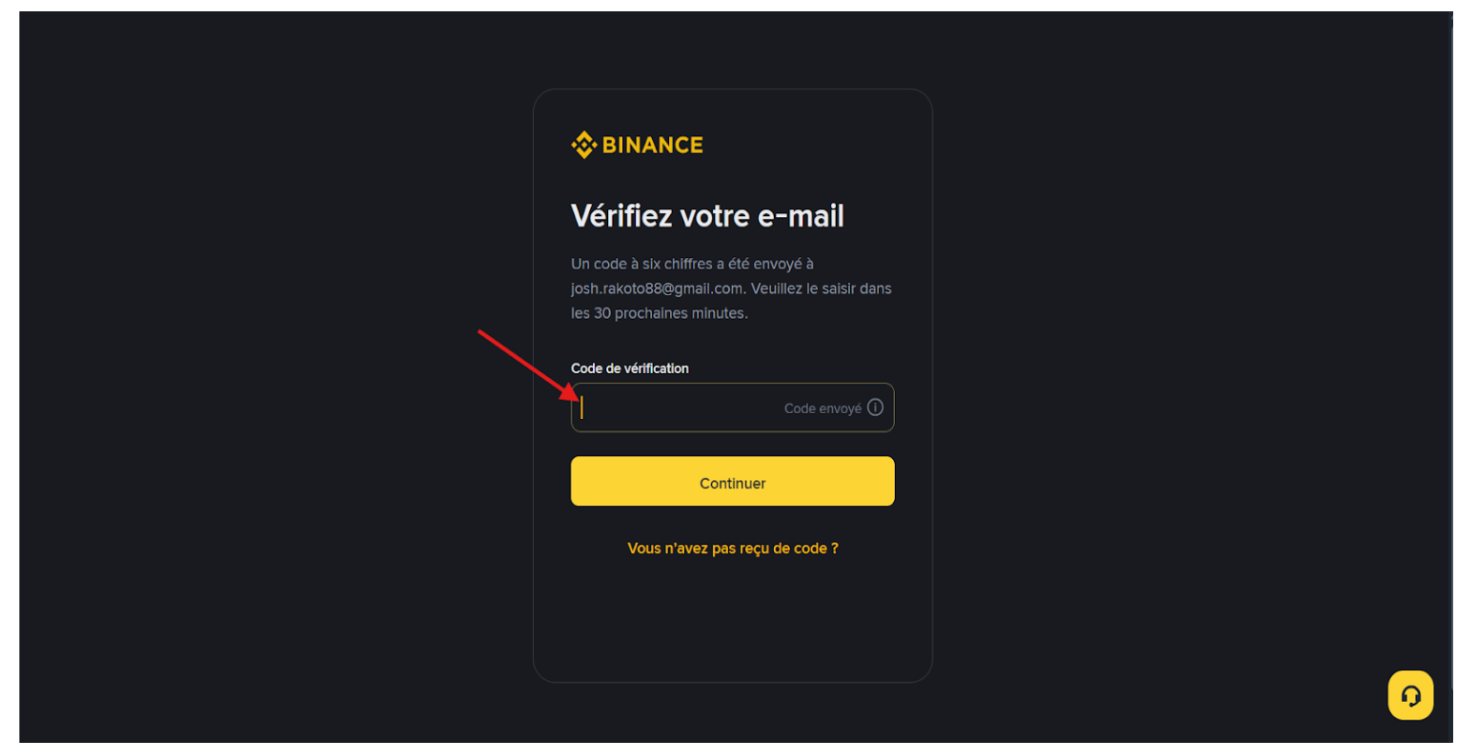 email vérification