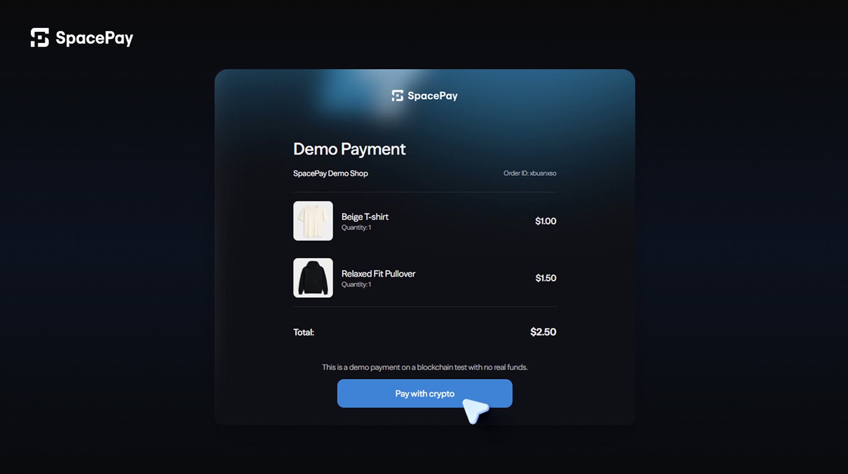 Immagine promozionale per la prevendita di SpacePay
