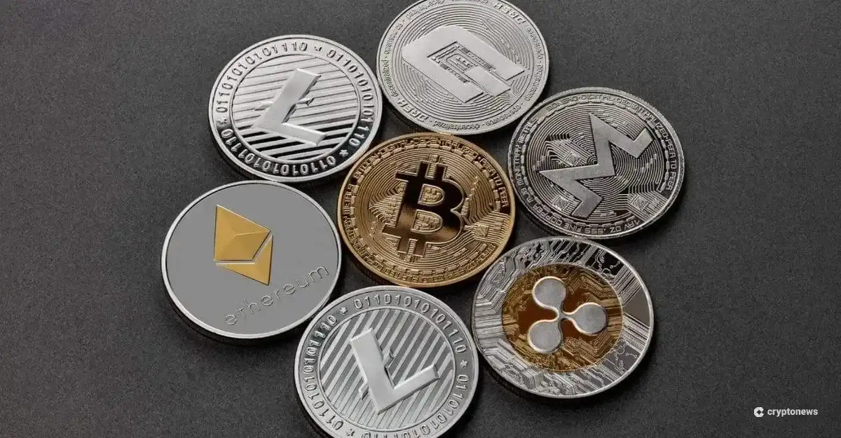 1枚のビットコインと6枚のアルトコイン