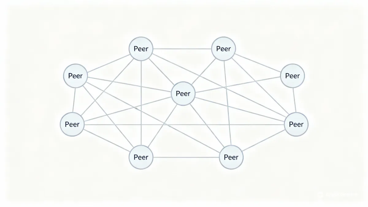 P2P(ピアツーピア)の図解