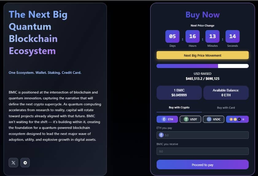 BMIC crypto presale
