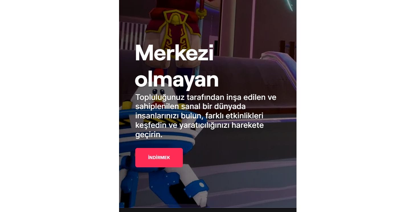 Yenilikçi Metaverse ve Blok Zinciri Oyunu