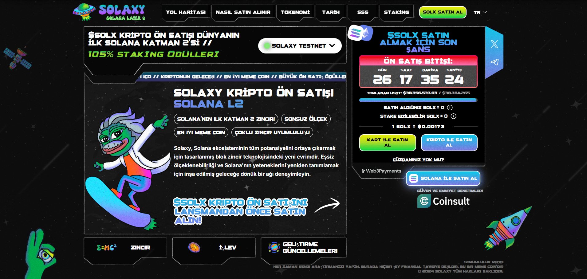 Solaxy Ön Satışı
