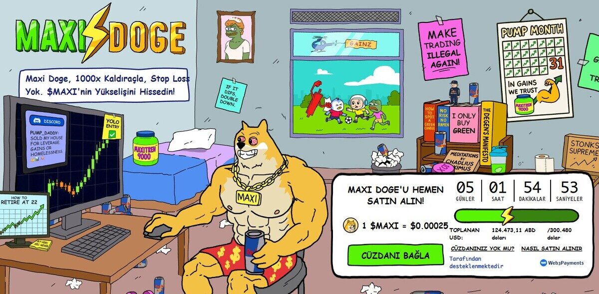 Maxi Doge (MAXI) – Kaldıraçlı İşlem Tutkunlarına Özel Meme Coin Projesi İncelemesi