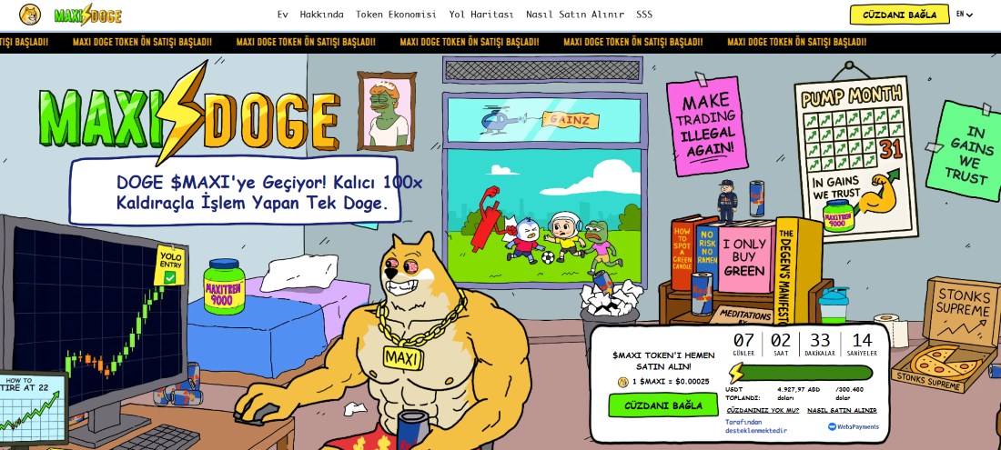 maxi doge yeni listelenecek coinler