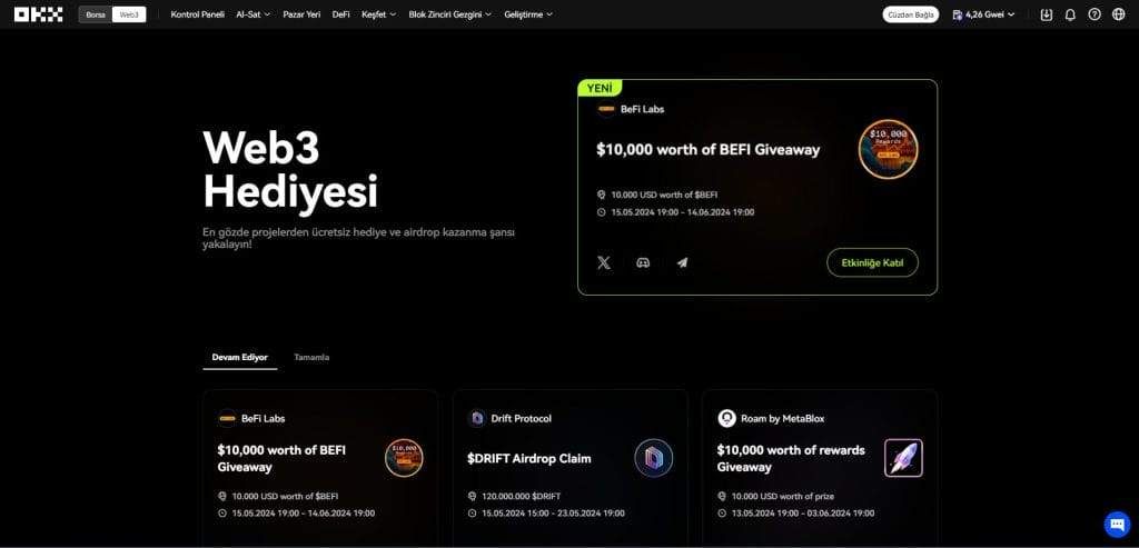 OKX – 330’dan Fazla Altcoin ve Gelişmiş İşlem Araçlarıyla Küresel Kripto Devi