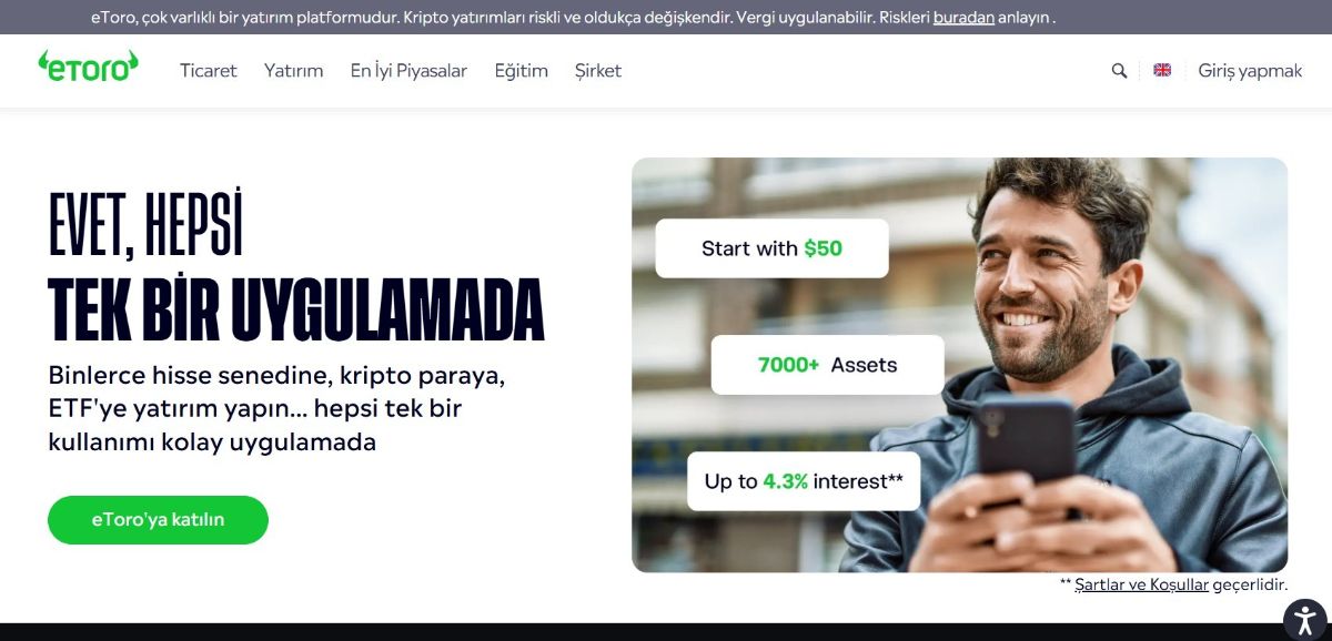 eToro – CopyTrader ile Sosyal Yatırımı En İyi Kripto Uygulaması Deneyimine Dönüştüren Platform