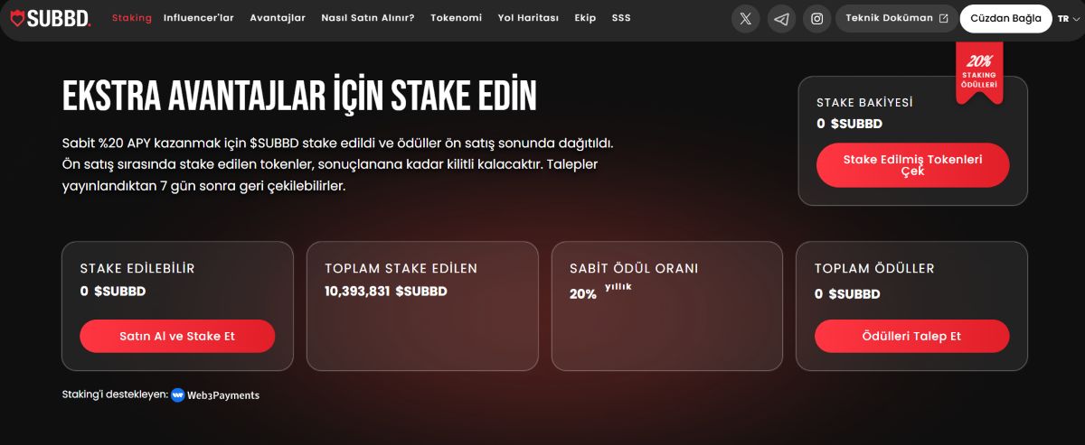 en iyi staking coinleri - subbd token
