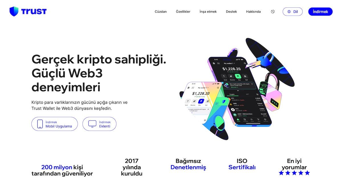 En İyi DeFi Cüzdanları - Trust Wallet