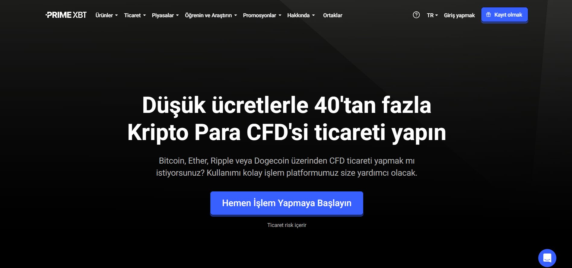Bitcoin CFD’leri