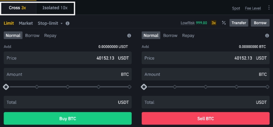 Cross Margin nasıl çalışır