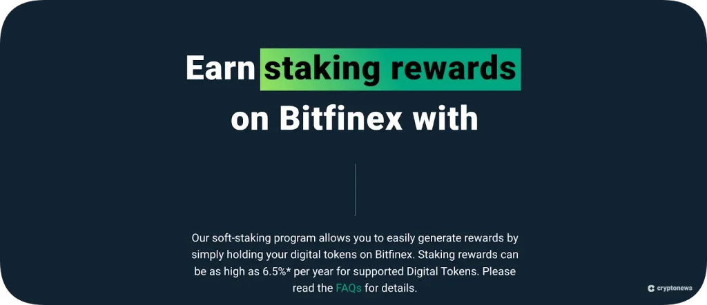 earn staking rewards on bitfinex