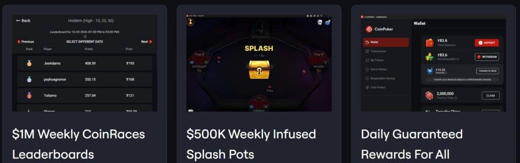 CoinPoker rakeback system