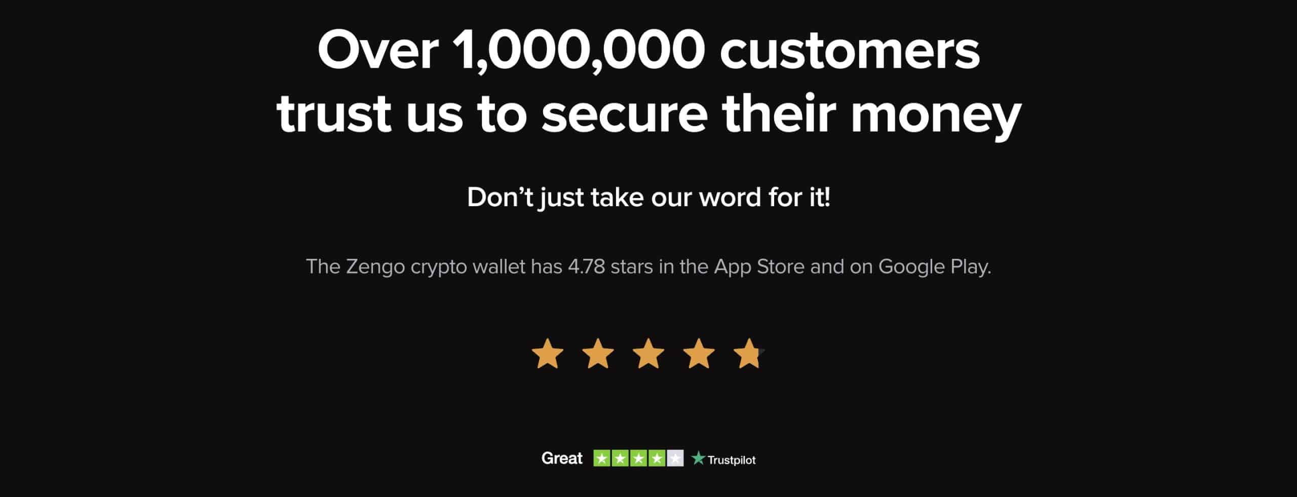 Zengo Wallet User Ratings