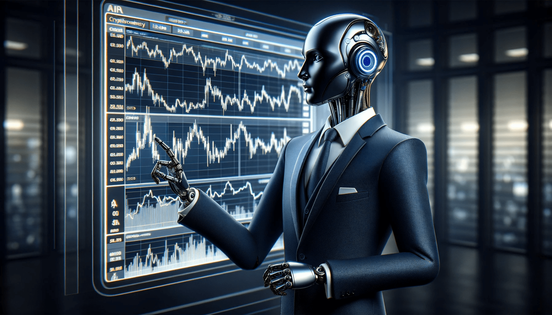 Robot trading stocks