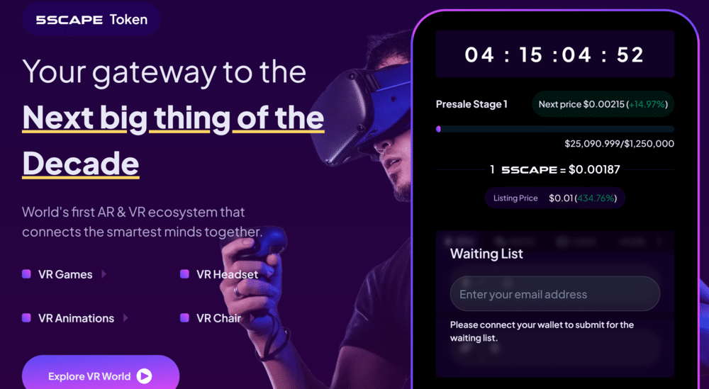 5thScape Presale Site