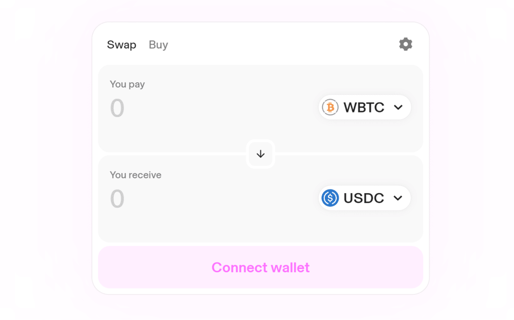 Swap Bitcoin on Uniswap