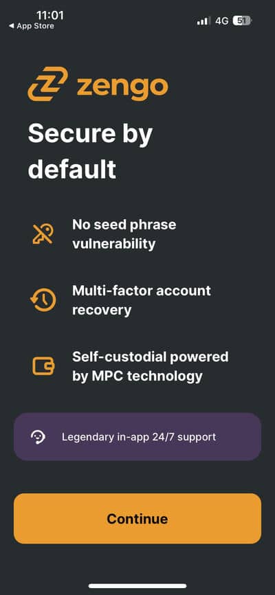 Zengo mobile app