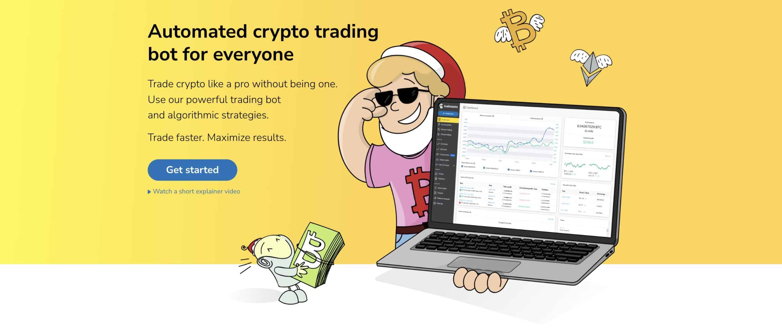 Tradesanta Homepage