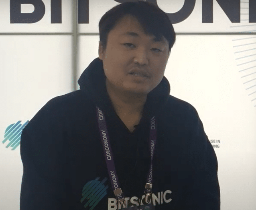 Bitsonic CEO Shin Jin-wook speaking during an interview in 2019.