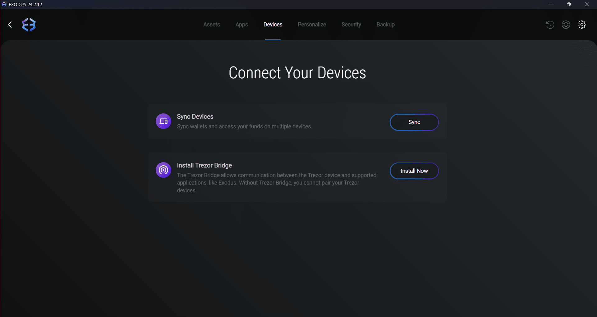How to connect trezor