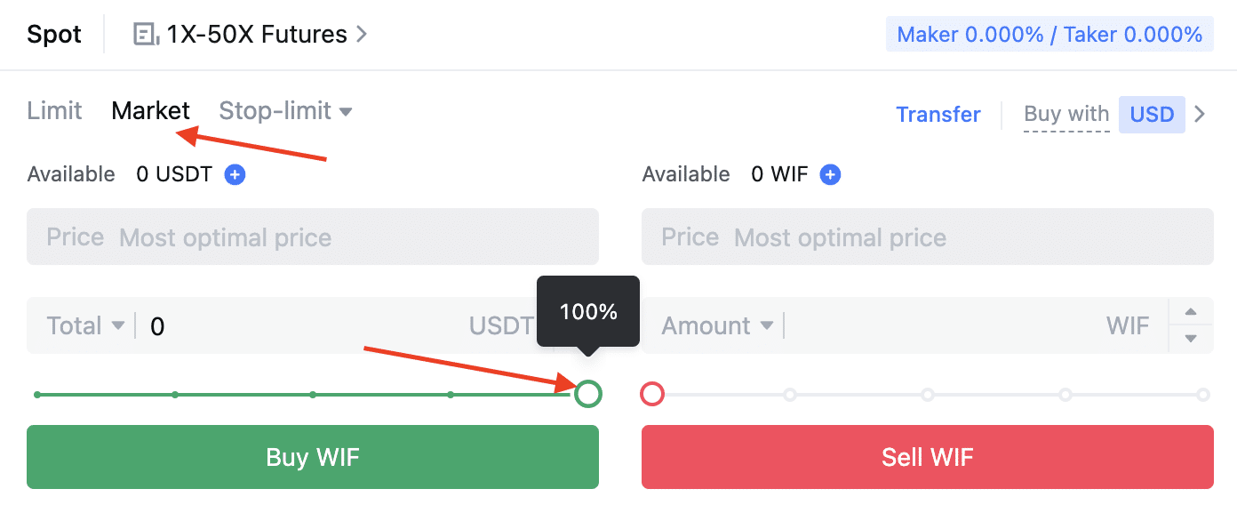 buy dogwifhat coin on MEXC