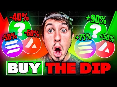 Top 5 Cryptos to Buy During CRYPTO CRASH?! How I BUY The Dip