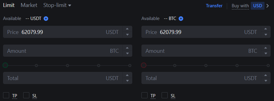 limit order mexc