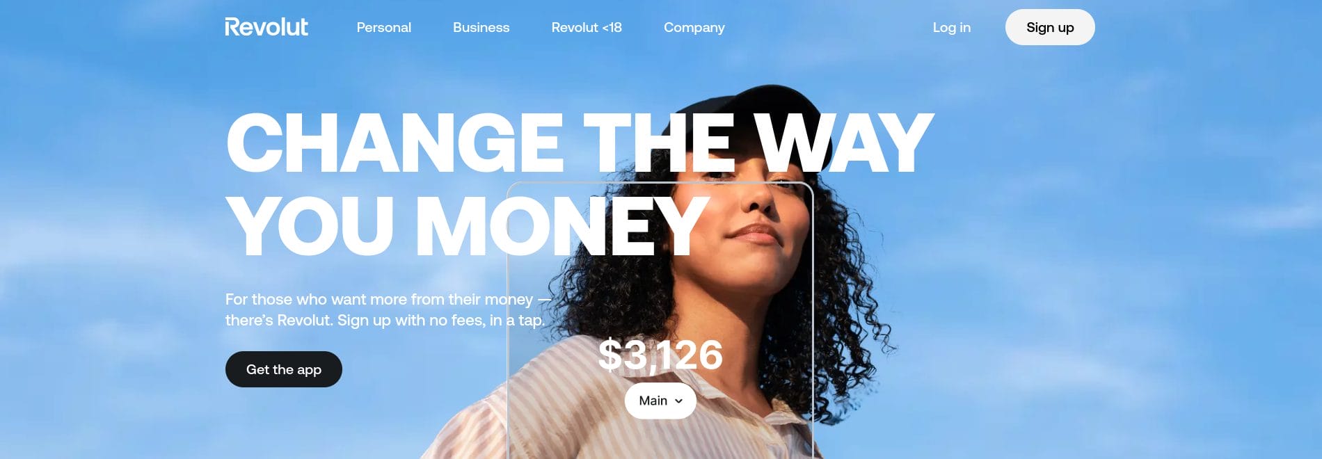 revolut homepage