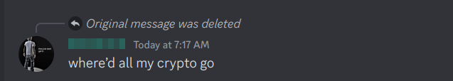 discord crypto scammer