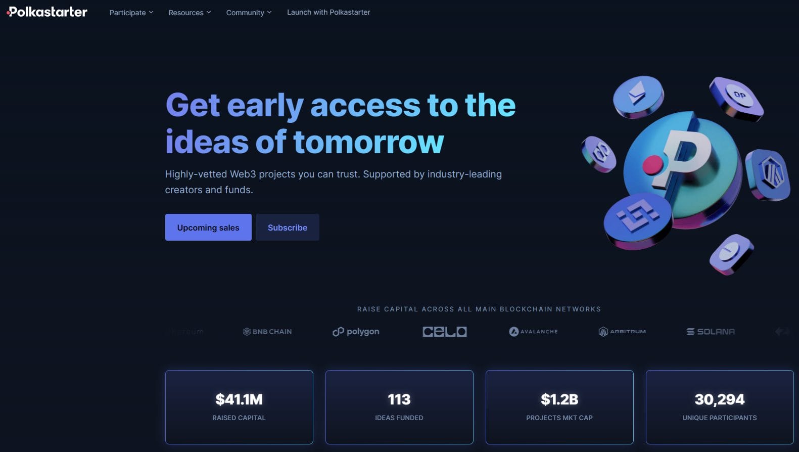 Polkastarter site