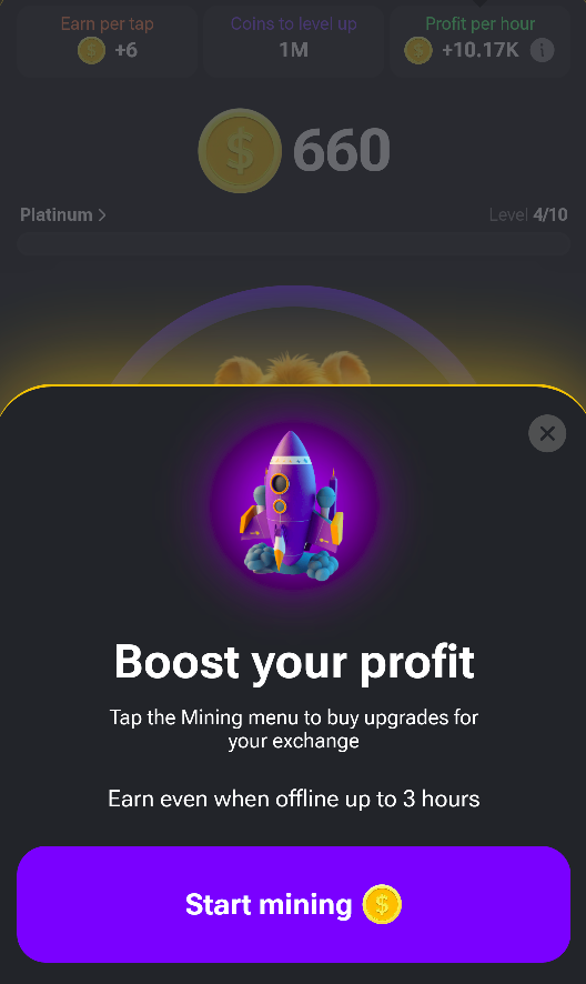 hamster kombat mining