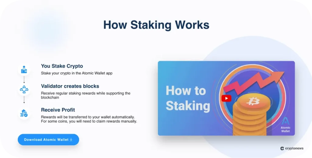 staking on atomic wallet