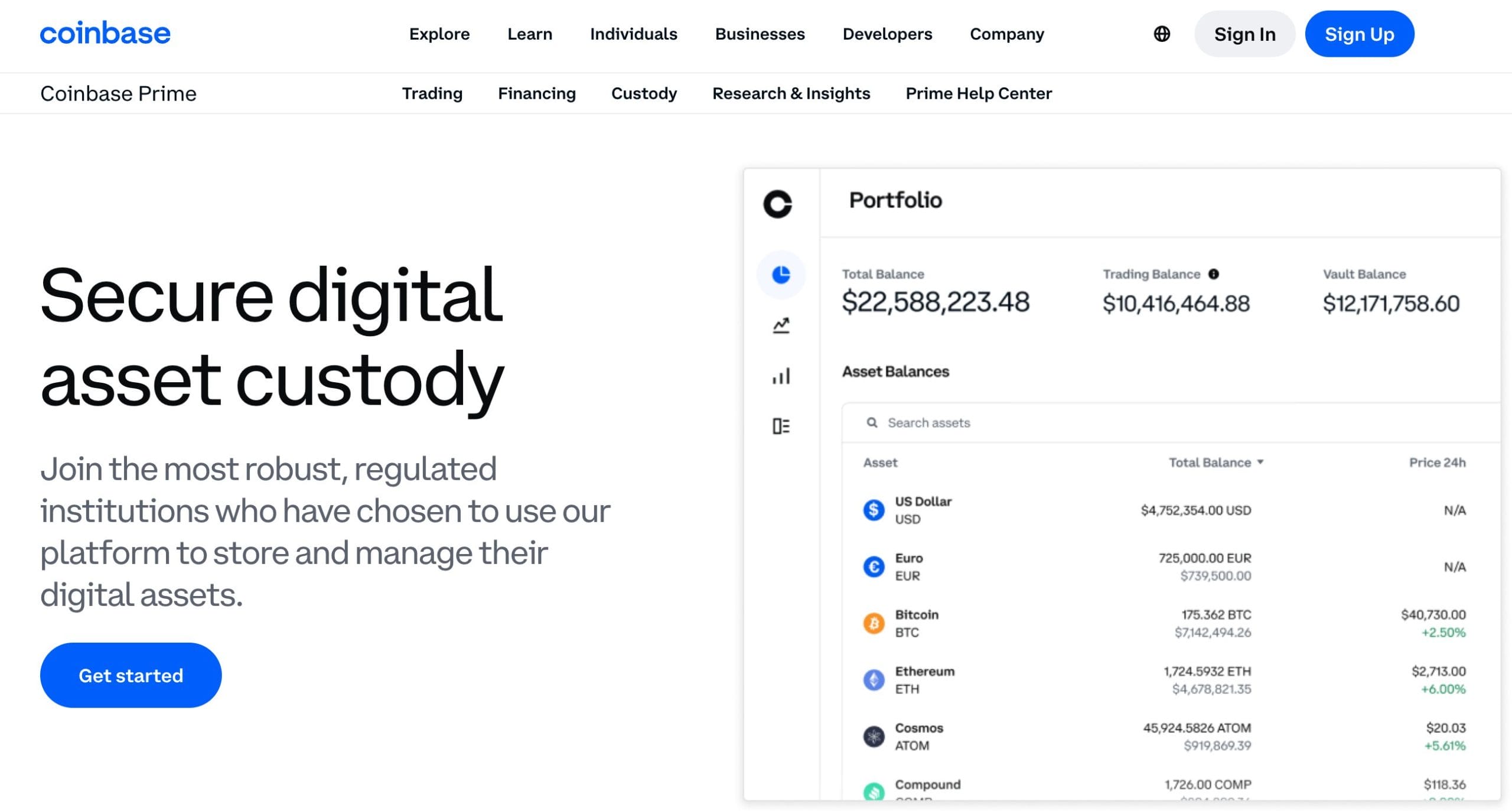 coinbase custody