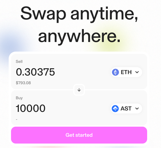 ast swap uniswap