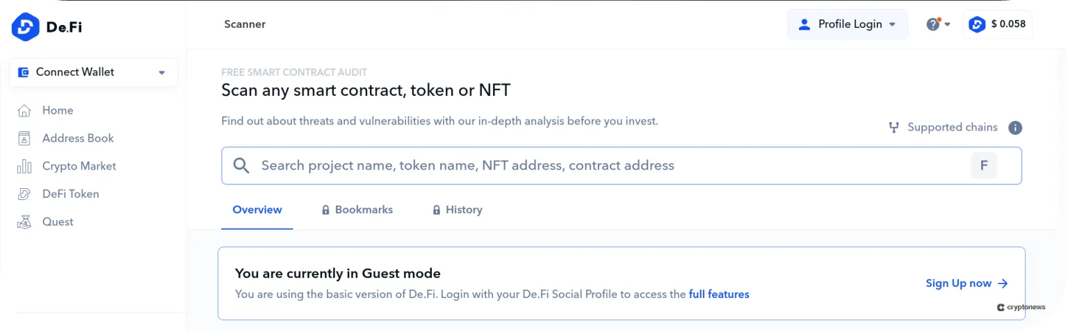 defi scanner