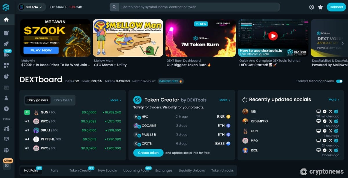View Trending Coins