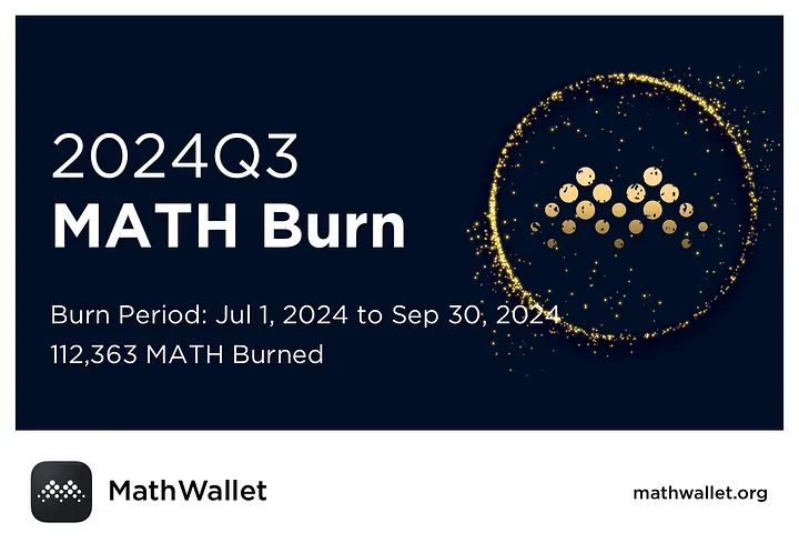 MATH token burn
