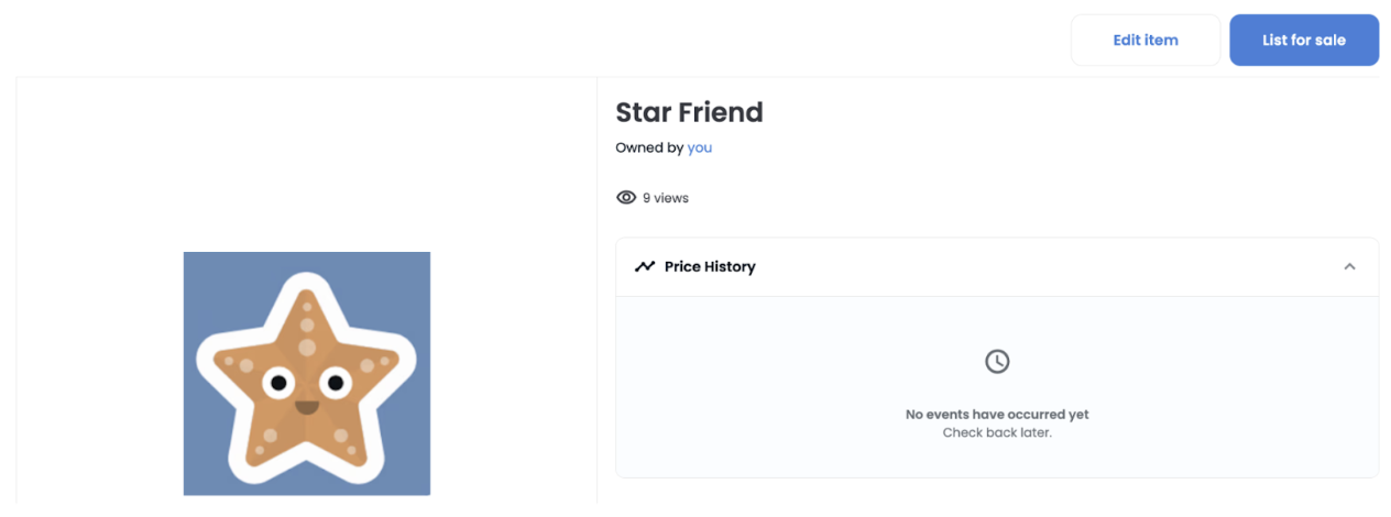 OpenSea Screenshot
