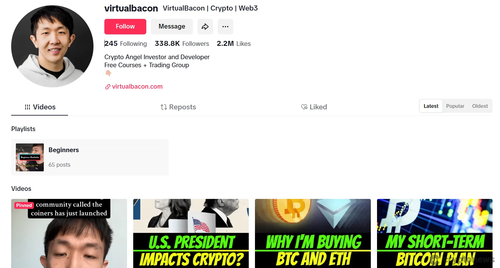 virtualbacon on tiktok